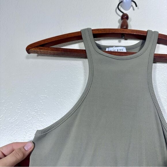 Anine Bing Morgan Tank in Green Khaki Size M - Picture 4 of 8
